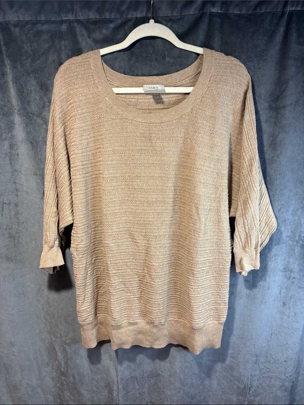 LOFT Women's Lightweight Cotton Sweater, Large